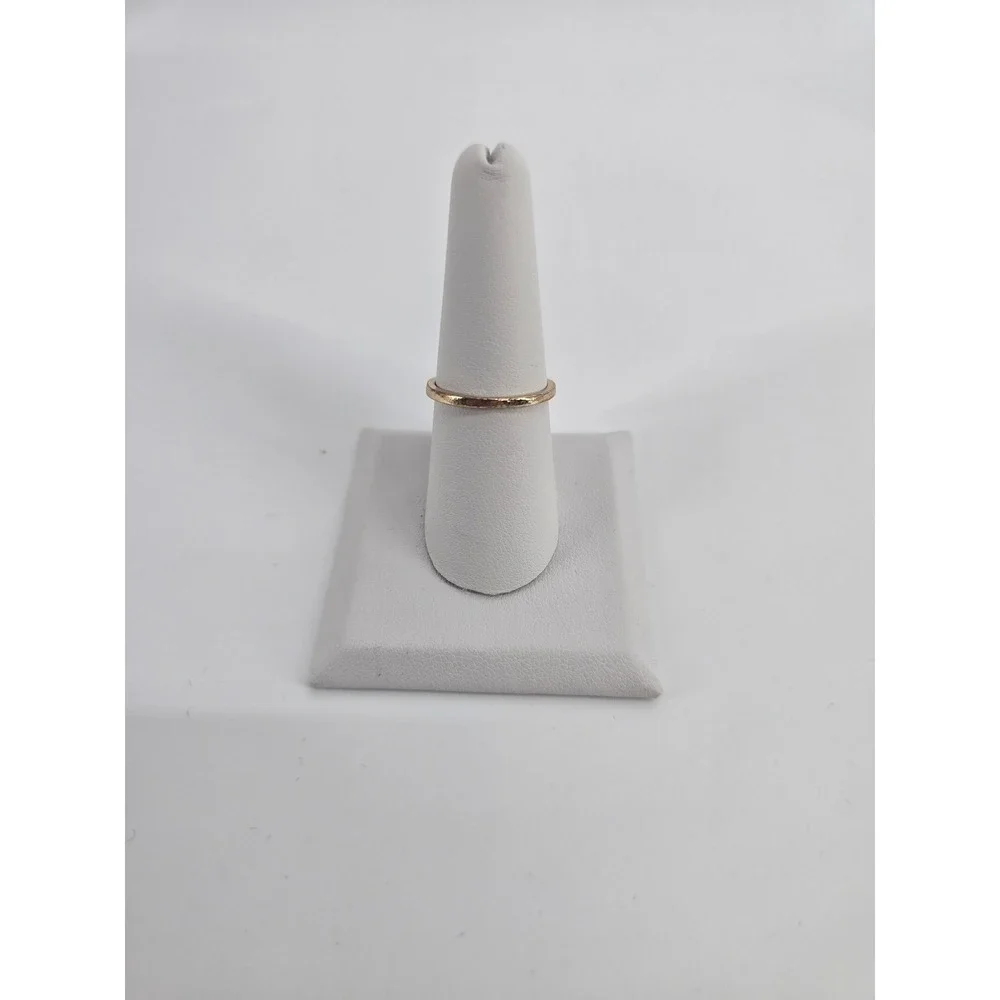 Ring Womens Size 7.5 Faux Opal Rhinestone Rose Gold Tone Cocktail EUC